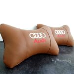 Audi® лого + надпис - Възглавничка за комфорт и правилна стойка + цветове